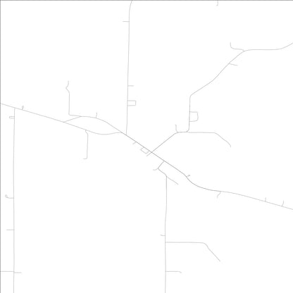 ROAD MAP OF CASTALIA, LOWA BY MAPBAKES
