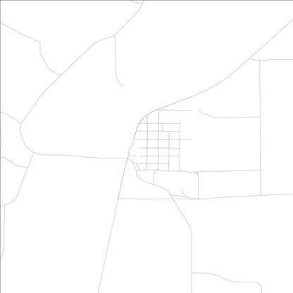 ROAD MAP OF CASTANA, LOWA BY MAPBAKES