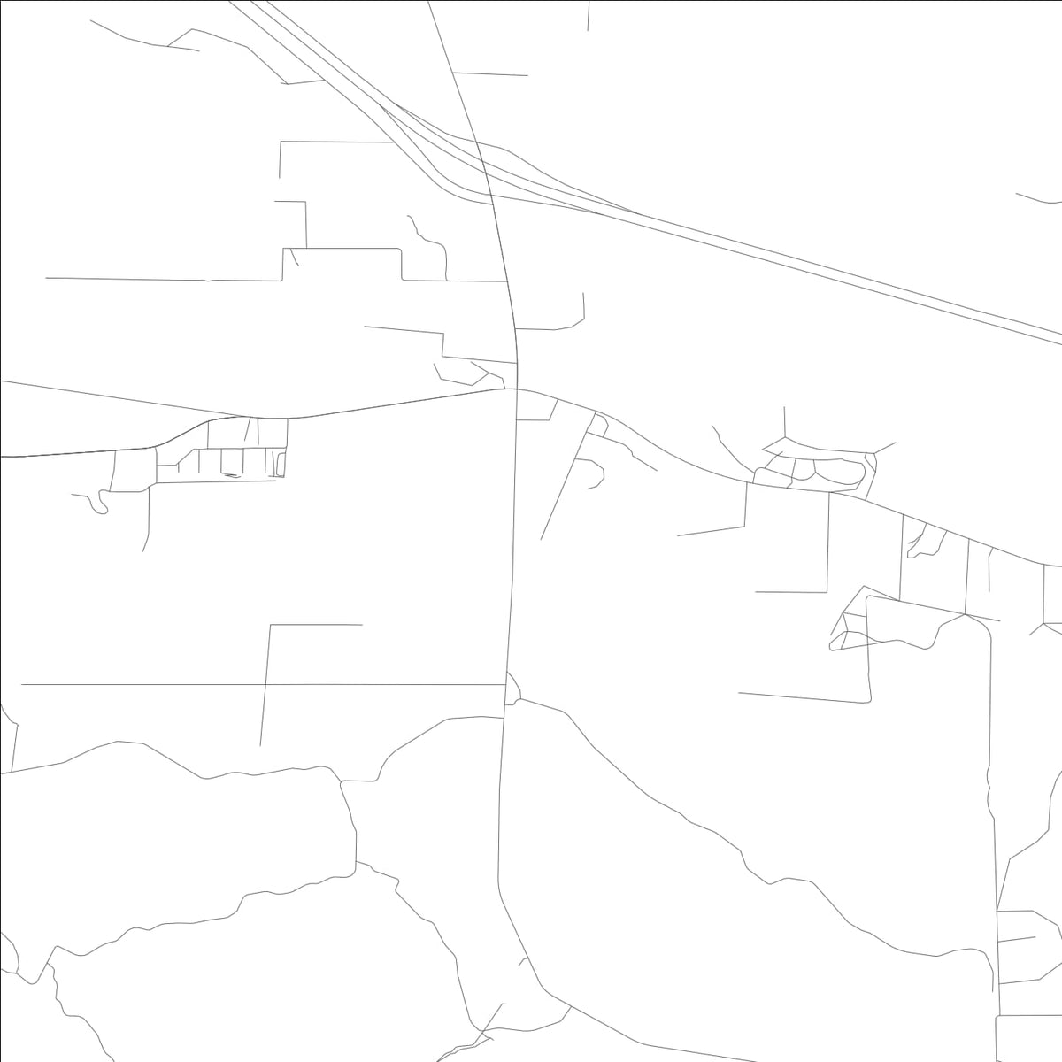 ROAD MAP OF BOULEVARD, CALIFORNIA BY MAPBAKES