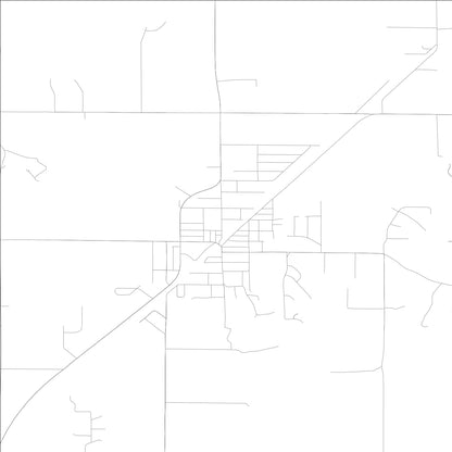 ROAD MAP OF BRIGHTON, ILLINOIS BY MAPBAKES