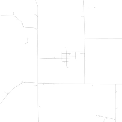 ROAD MAP OF CENTER JUNCTION, LOWA BY MAPBAKES