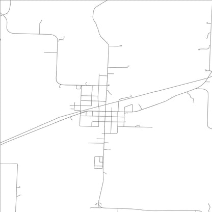 ROAD MAP OF CALHOUN, MISSOURI BY MAPBAKES