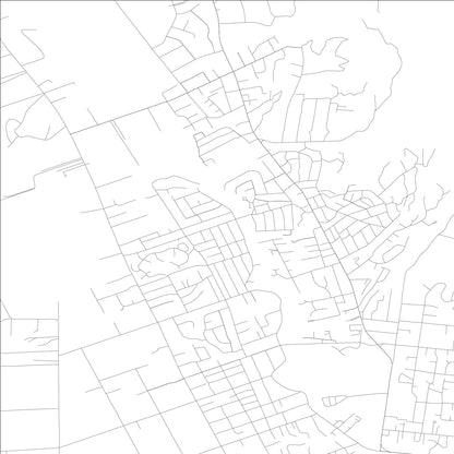 ROAD MAP OF BOYES HOT SPRINGS, CALIFORNIA BY MAPBAKES