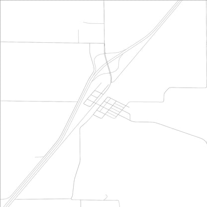 ROAD MAP OF BROADWELL, ILLINOIS BY MAPBAKES