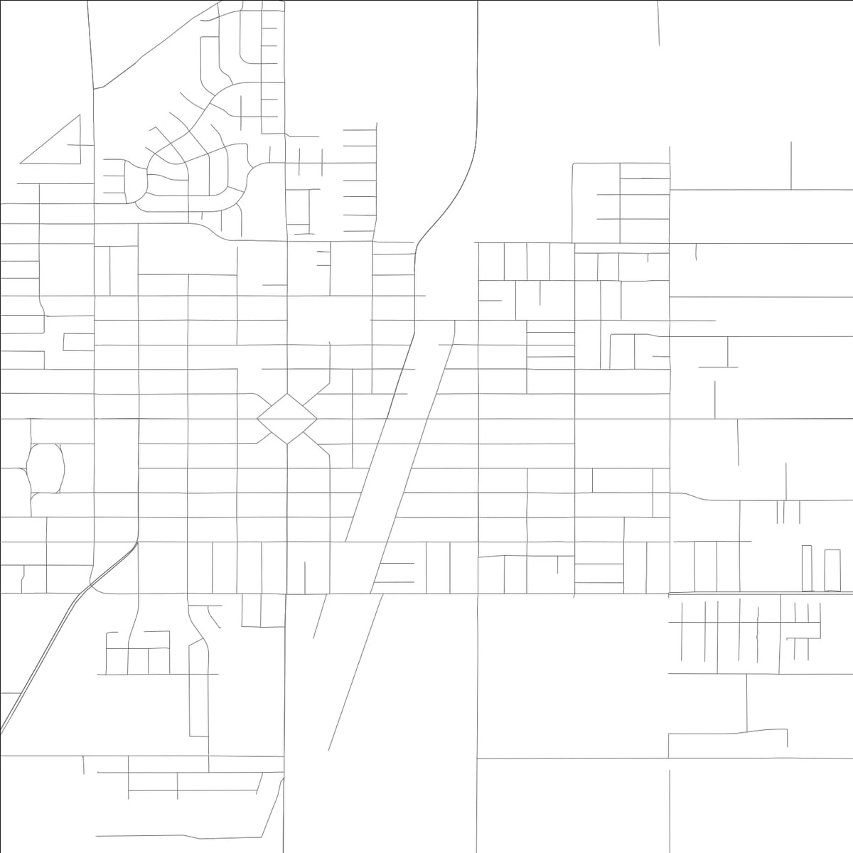 ROAD MAP OF BRAWLEY, CALIFORNIA BY MAPBAKES