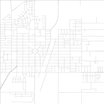 ROAD MAP OF BRAWLEY, CALIFORNIA BY MAPBAKES