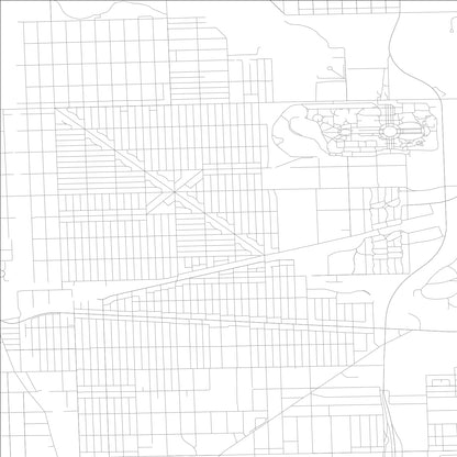 ROAD MAP OF BROOKFIELD, ILLINOIS BY MAPBAKES