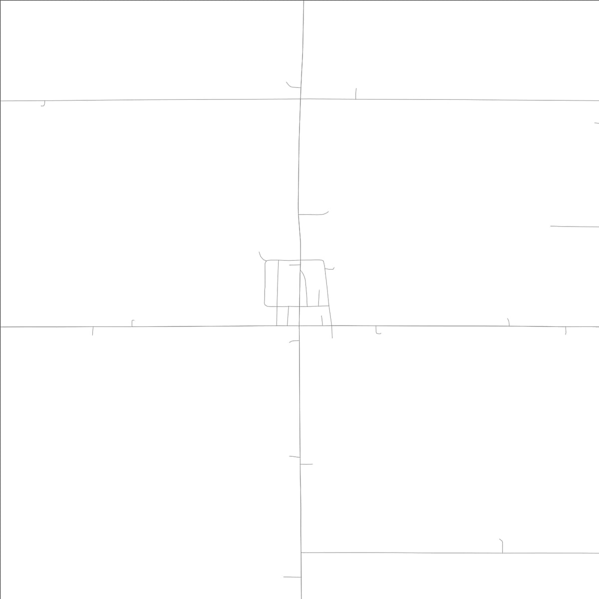 ROAD MAP OF CHAPIN, LOWA BY MAPBAKES
