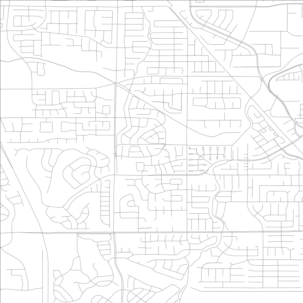 ROAD MAP OF BRENTWOOD, CALIFORNIA BY MAPBAKES