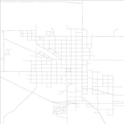 ROAD MAP OF CHARITON, LOWA BY MAPBAKES