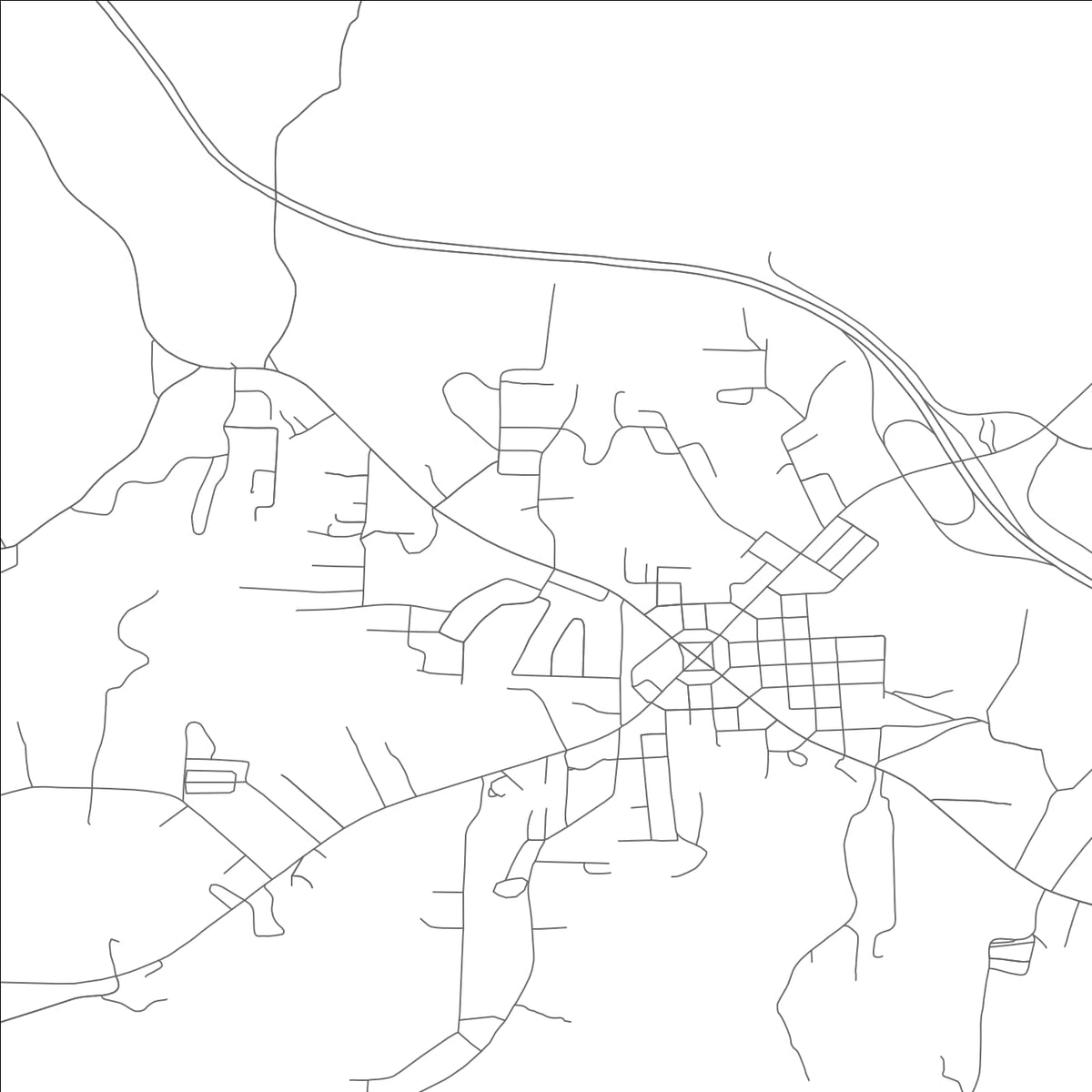 ROAD MAP OF CAMDENTON, MISSOURI BY MAPBAKES