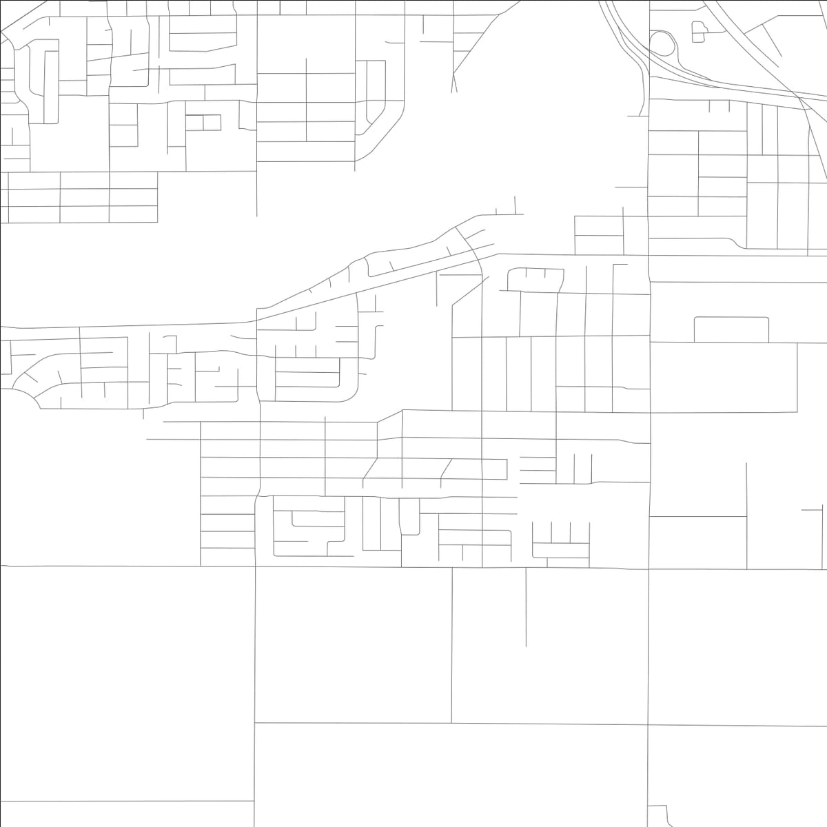 ROAD MAP OF BRET HARTE, CALIFORNIA BY MAPBAKES