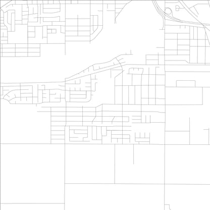 ROAD MAP OF BRET HARTE, CALIFORNIA BY MAPBAKES