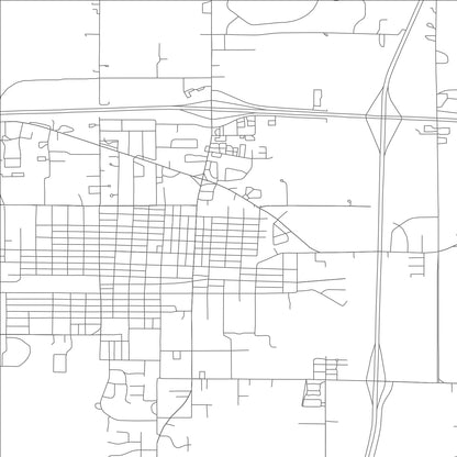 ROAD MAP OF CAMERON, MISSOURI BY MAPBAKES