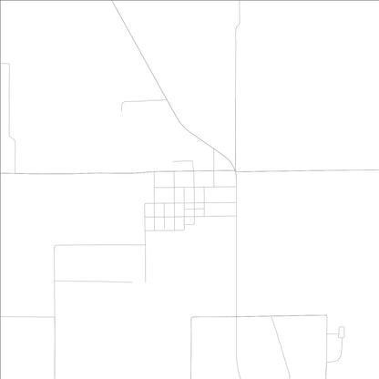 ROAD MAP OF BROUGHTON, ILLINOIS BY MAPBAKES