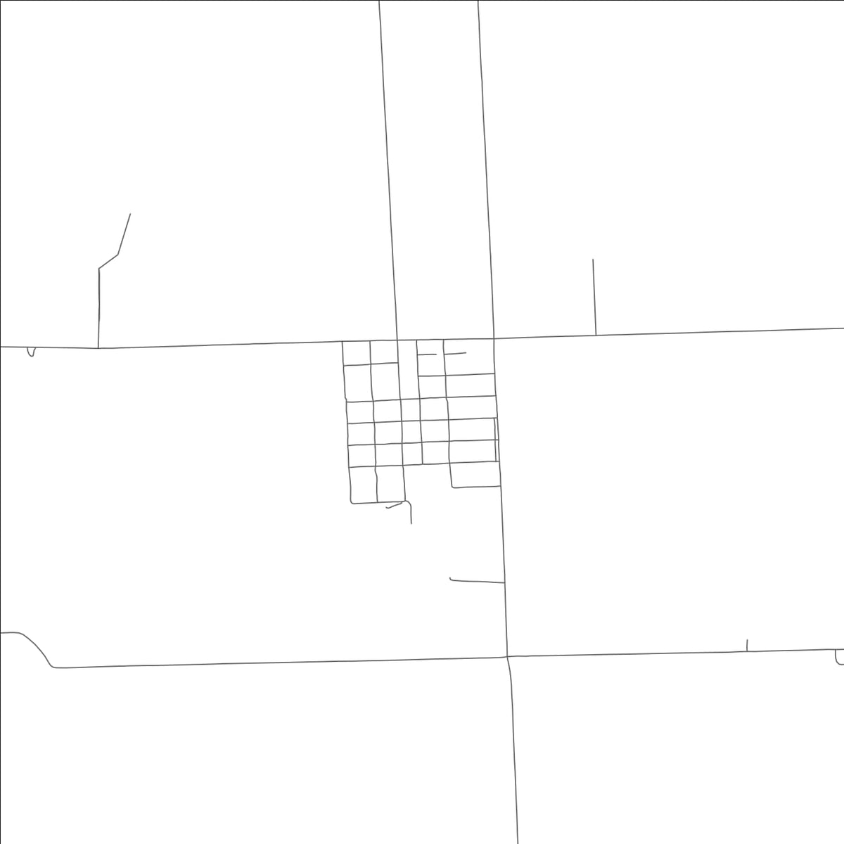 ROAD MAP OF CANALOU, MISSOURI BY MAPBAKES