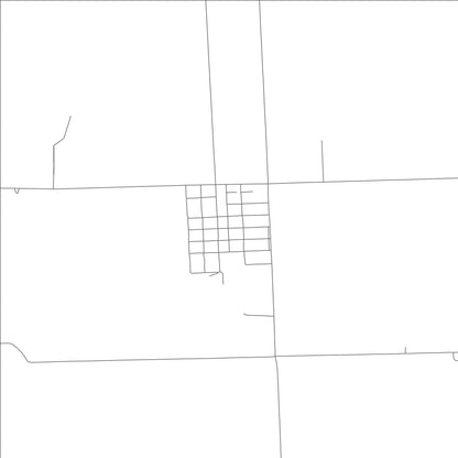 ROAD MAP OF CANALOU, MISSOURI BY MAPBAKES