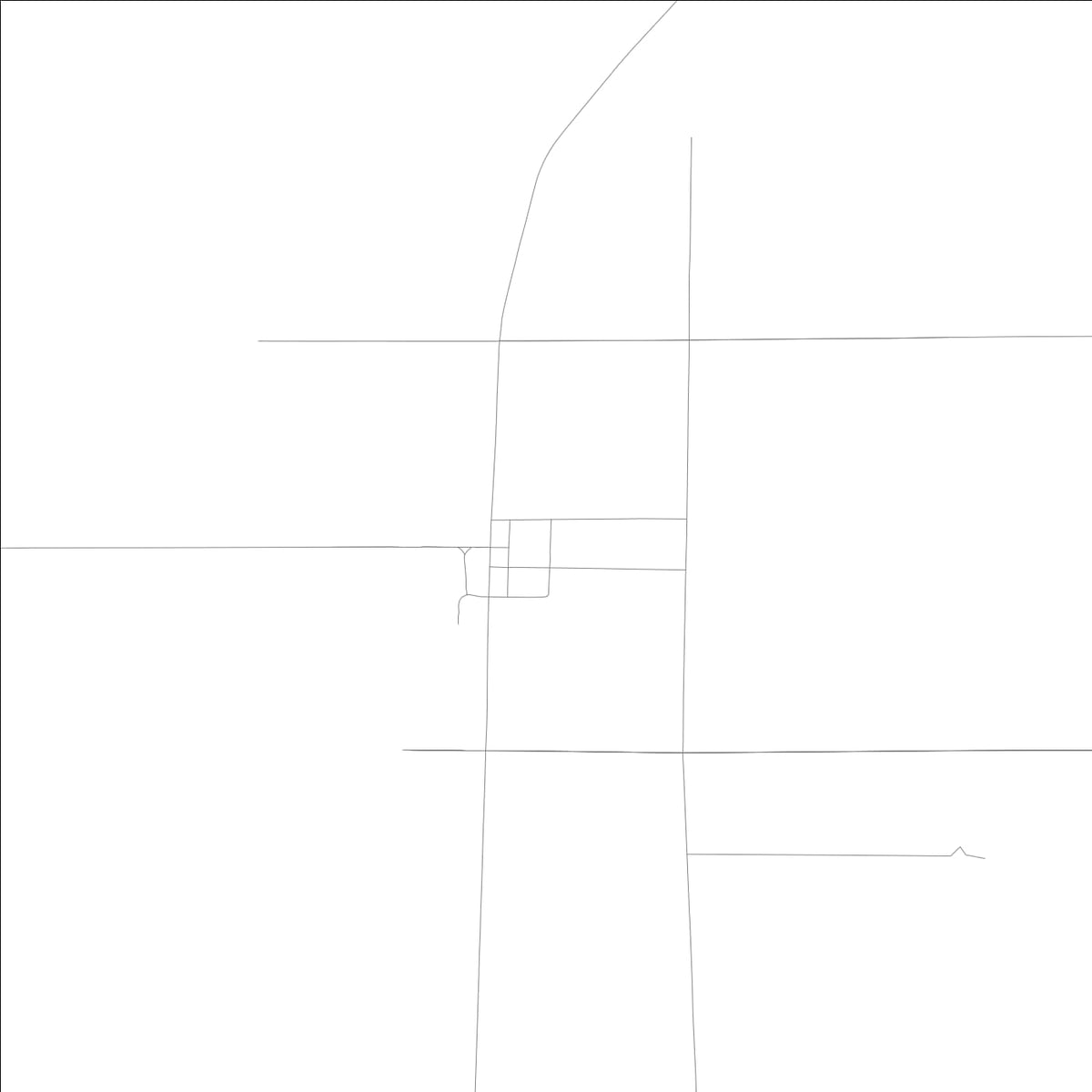 ROAD MAP OF CHATSWORTH, LOWA BY MAPBAKES
