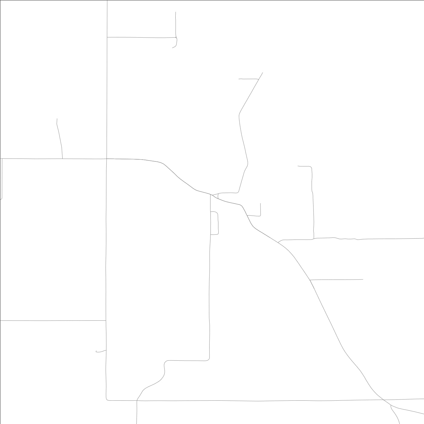 ROAD MAP OF BRUSSELS, ILLINOIS BY MAPBAKES