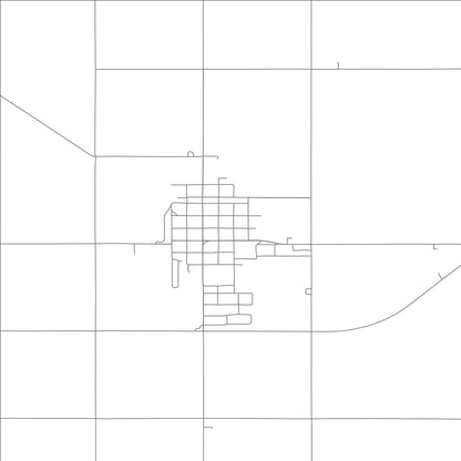 ROAD MAP OF CARDWELL, MISSOURI BY MAPBAKES