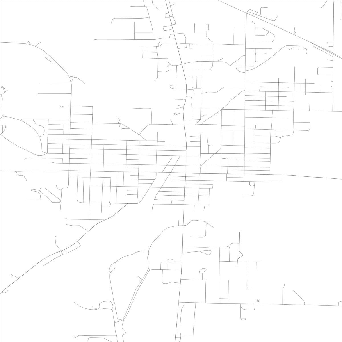 ROAD MAP OF CHEROKEE, LOWA BY MAPBAKES