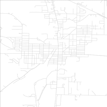ROAD MAP OF CHEROKEE, LOWA BY MAPBAKES