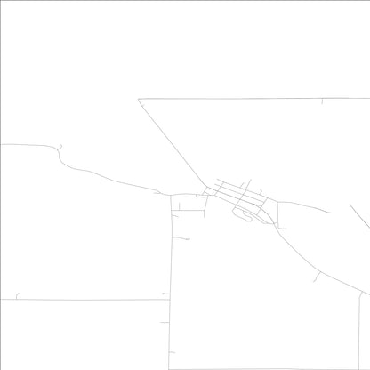 ROAD MAP OF CHESTER, LOWA BY MAPBAKES