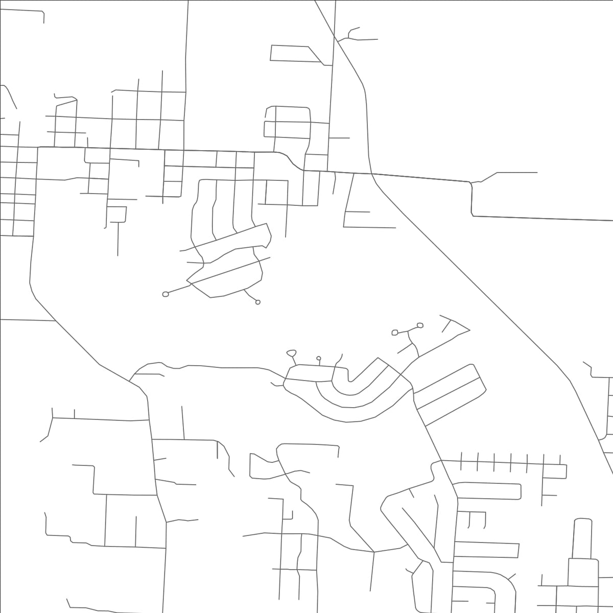 ROAD MAP OF CARL JUNCTION, MISSOURI BY MAPBAKES