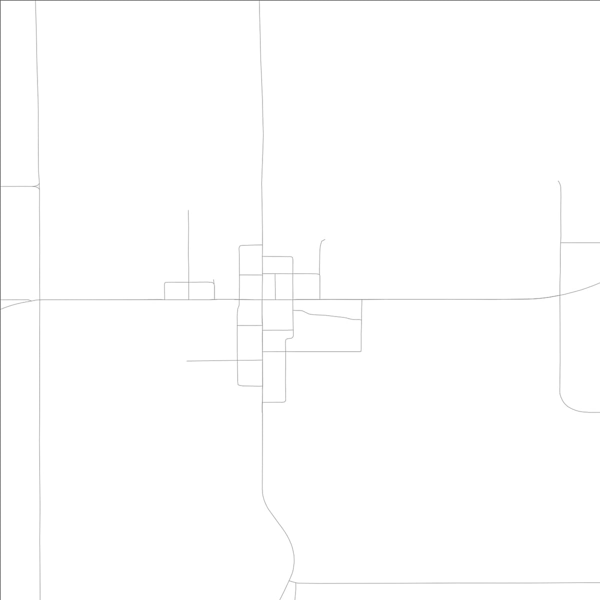 ROAD MAP OF CINCINNATI, LOWA BY MAPBAKES