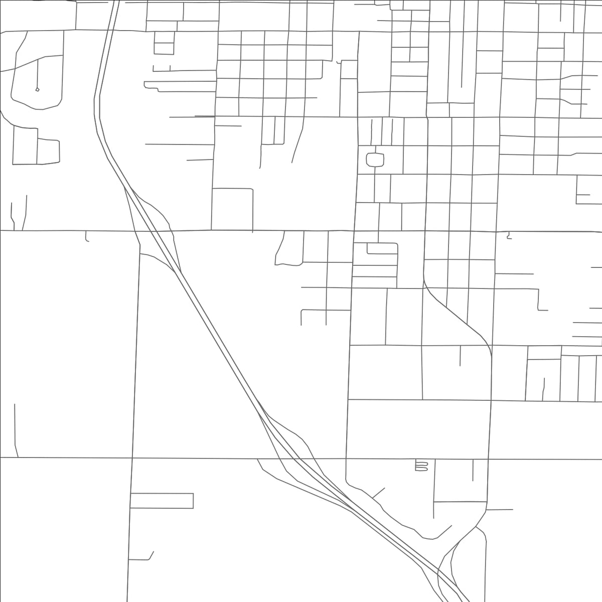 ROAD MAP OF CARTHAGE, MISSOURI BY MAPBAKES