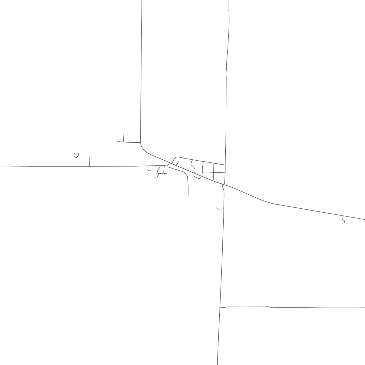 ROAD MAP OF CATRON, MISSOURI BY MAPBAKES
