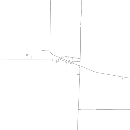 ROAD MAP OF CATRON, MISSOURI BY MAPBAKES