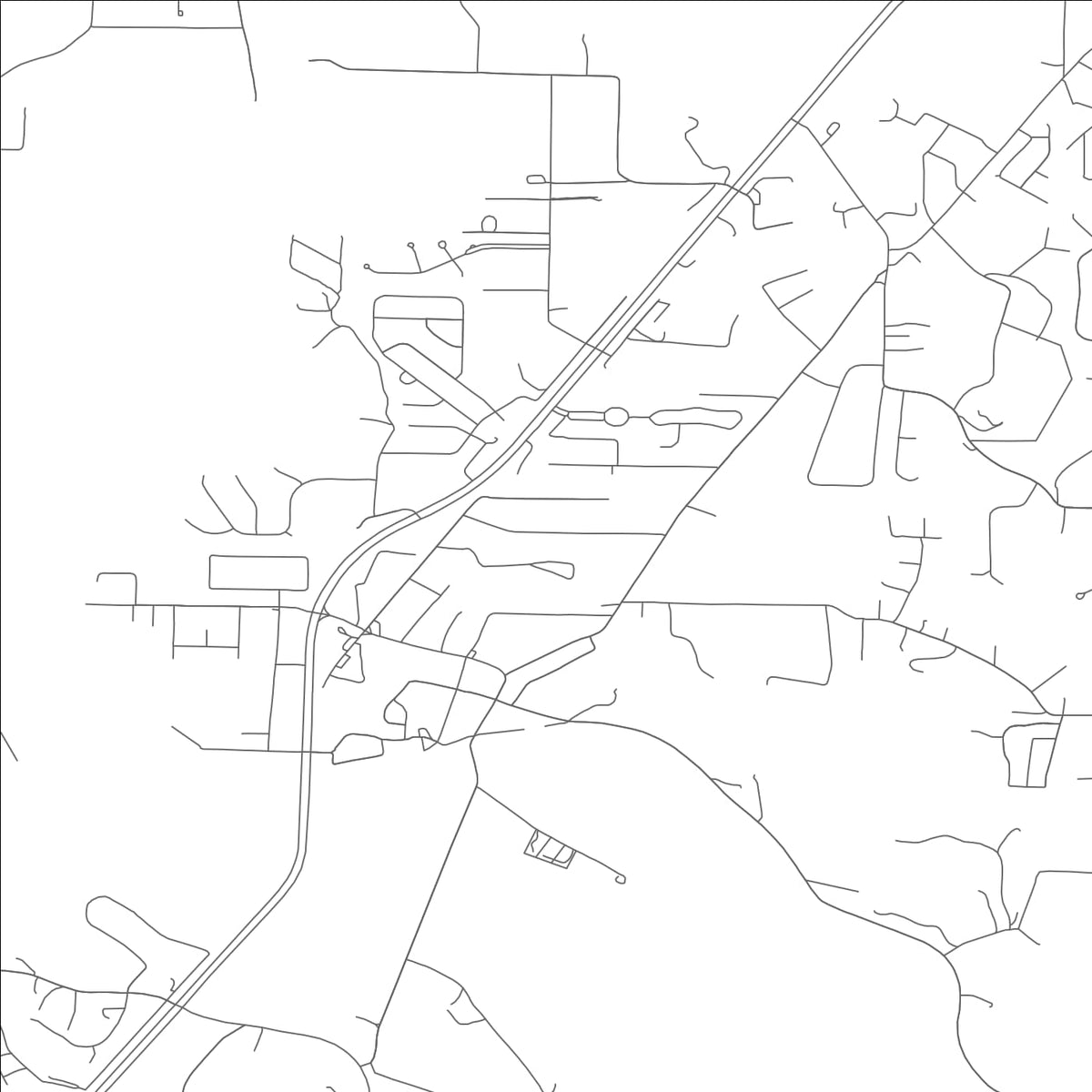 ROAD MAP OF CEDAR HILL, MISSOURI BY MAPBAKES