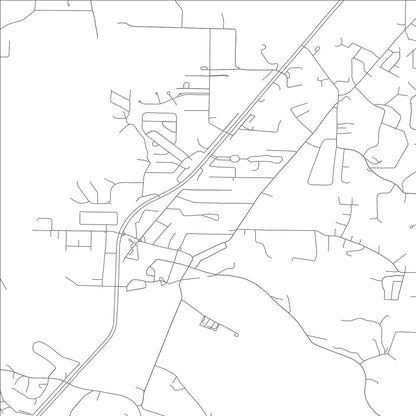 ROAD MAP OF CEDAR HILL, MISSOURI BY MAPBAKES