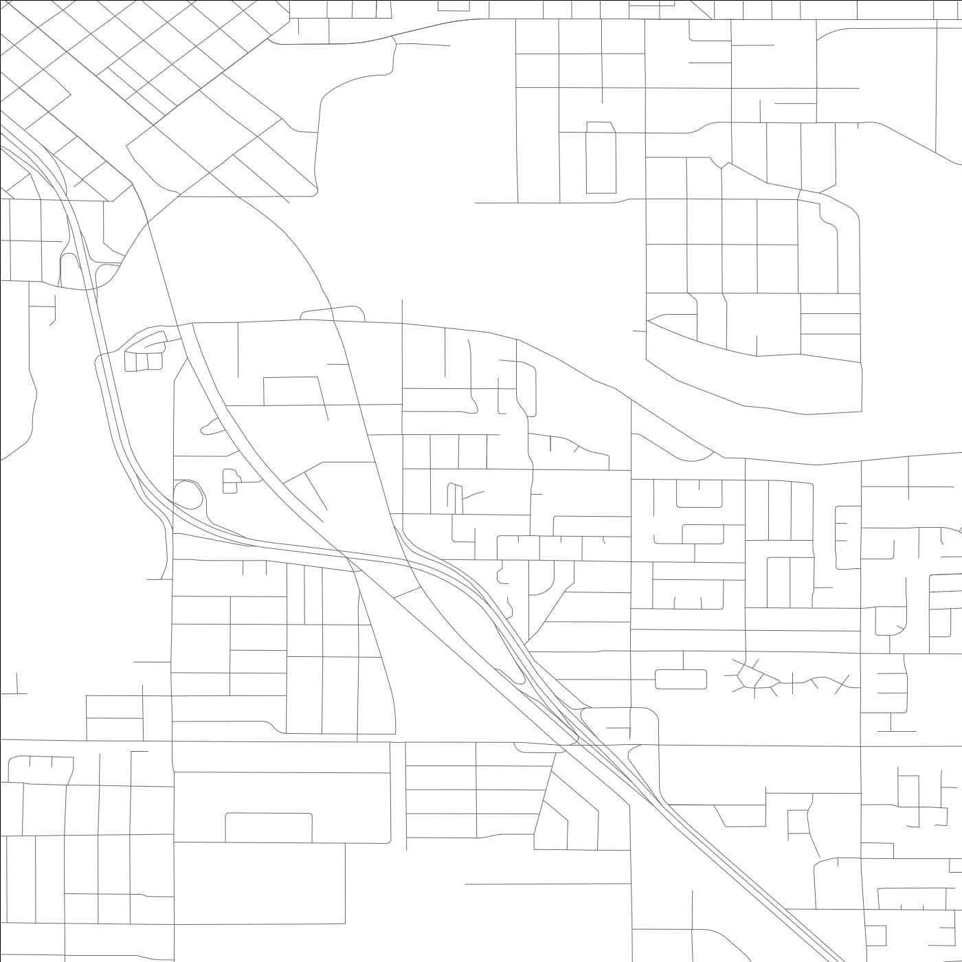 ROAD MAP OF BYSTROM, CALIFORNIA BY MAPBAKES