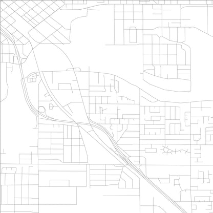 ROAD MAP OF BYSTROM, CALIFORNIA BY MAPBAKES