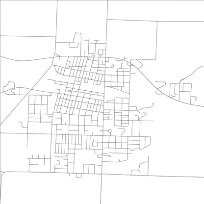 ROAD MAP OF CENTRALIA, MISSOURI BY MAPBAKES