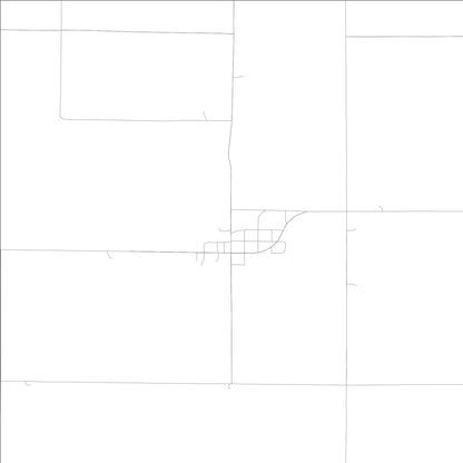 ROAD MAP OF CLIO, LOWA BY MAPBAKES