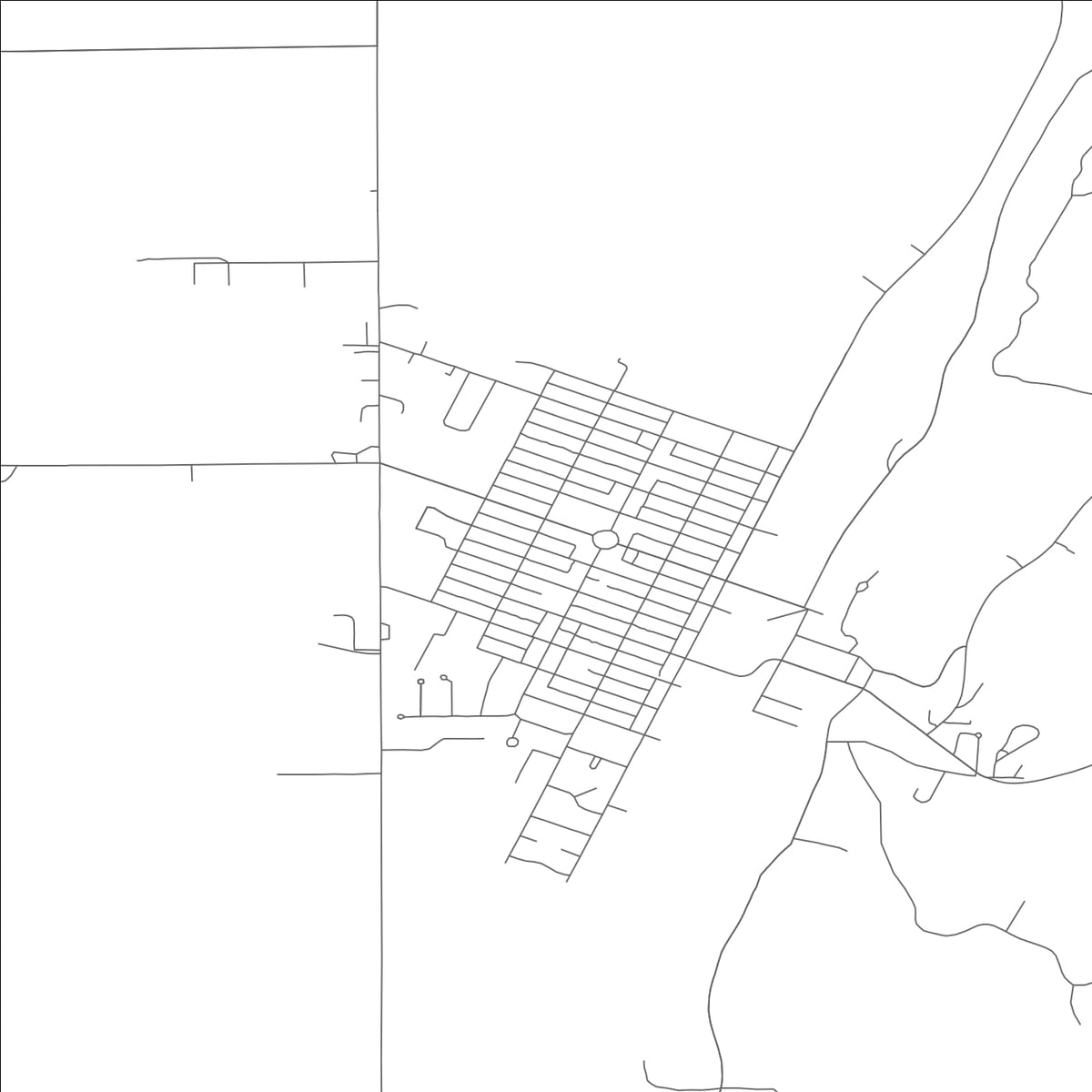 ROAD MAP OF CHAFFEE, MISSOURI BY MAPBAKES