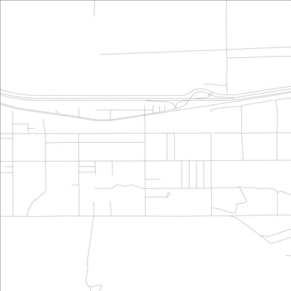 ROAD MAP OF CABAZON, CALIFORNIA BY MAPBAKES