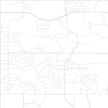 ROAD MAP OF CLIVE, LOWA BY MAPBAKES