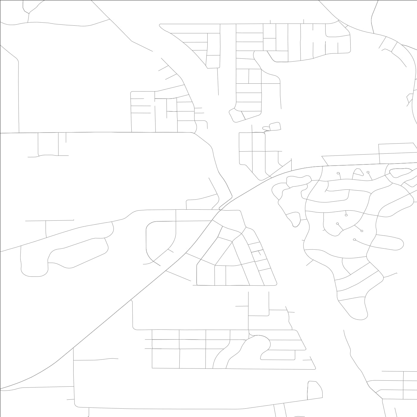 ROAD MAP OF BURTONS BRIDGE, ILLINOIS BY MAPBAKES