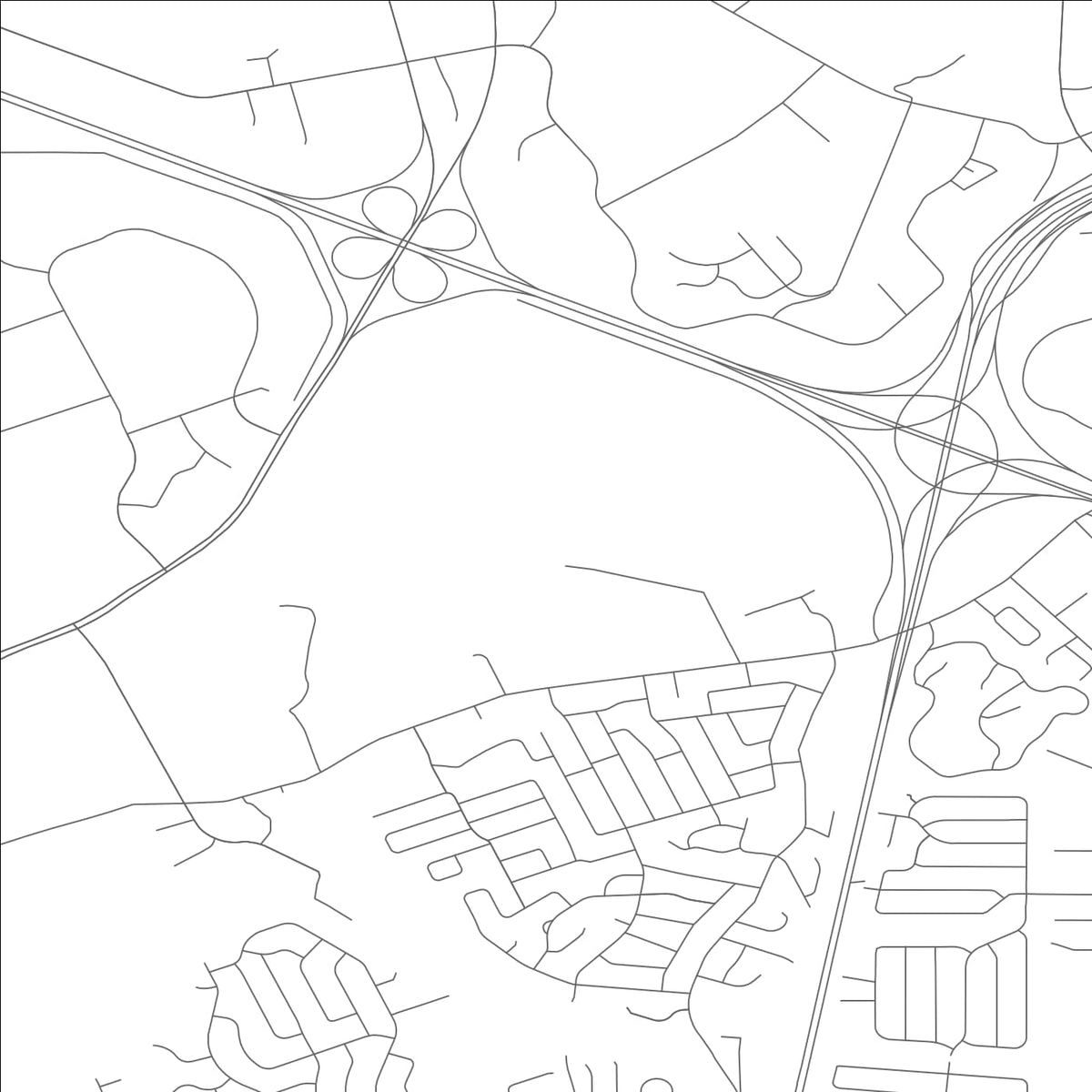 ROAD MAP OF CHAMP, MISSOURI BY MAPBAKES