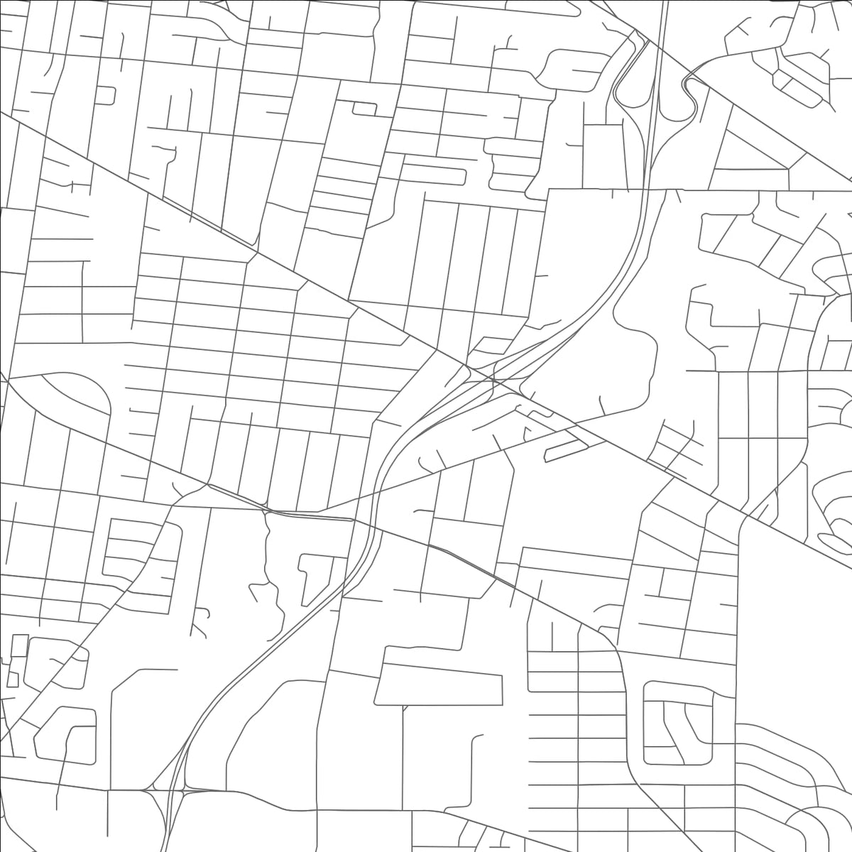 ROAD MAP OF CHARLACK, MISSOURI BY MAPBAKES