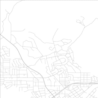 ROAD MAP OF CALIFORNIA POLYTECHNIC STATE UNIVERSITY, CALIFORNIA BY MAPBAKES