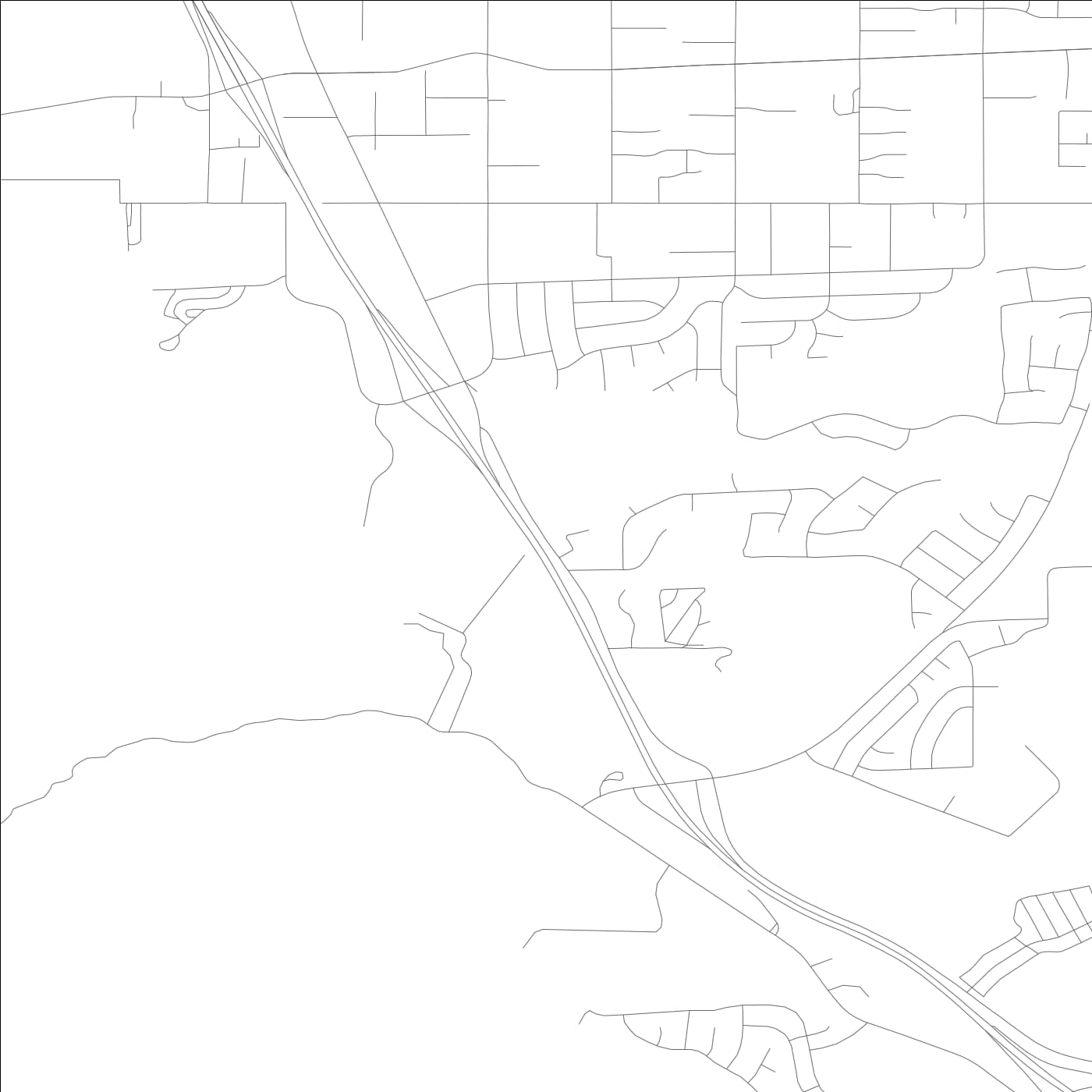 ROAD MAP OF CALIMESA, CALIFORNIA BY MAPBAKES