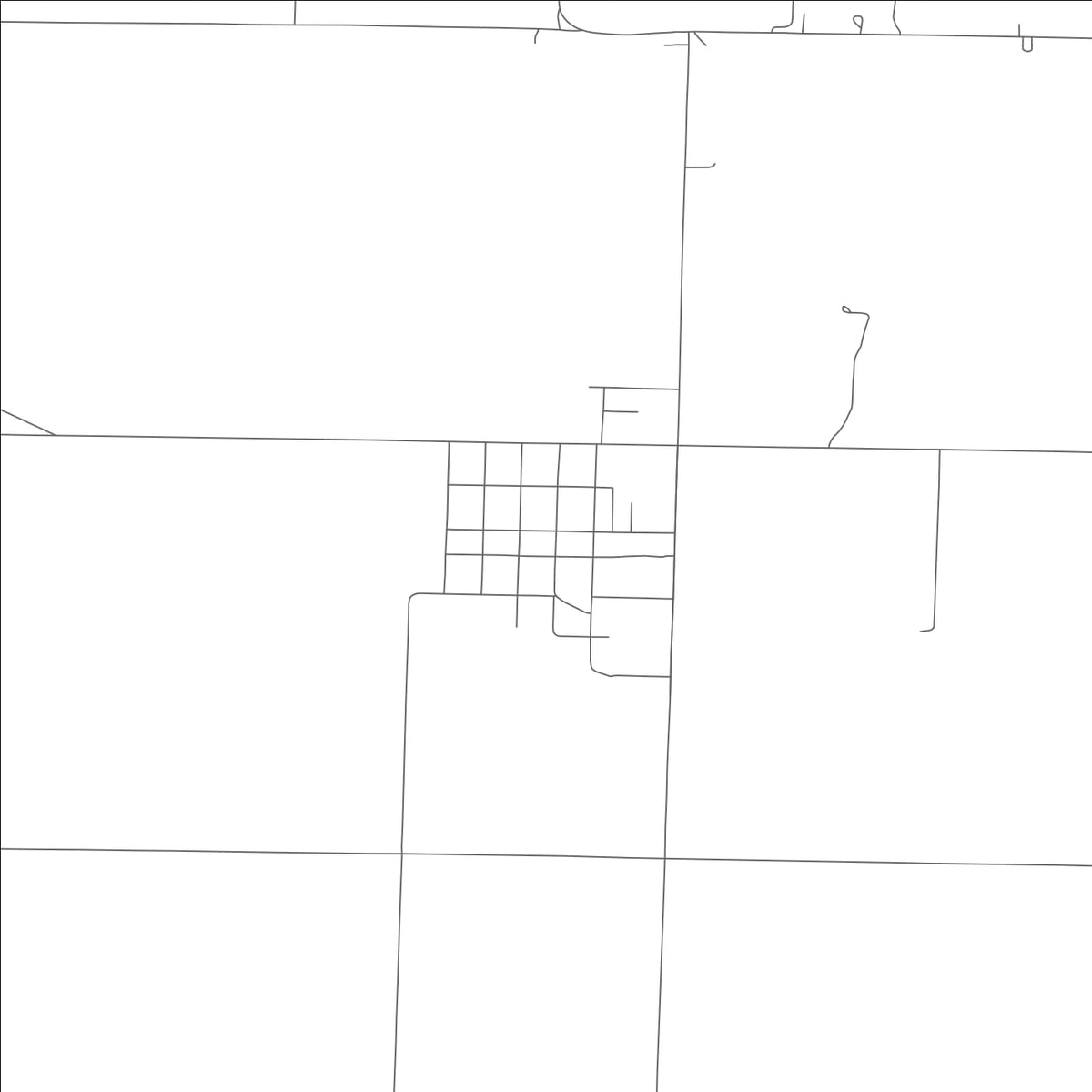 ROAD MAP OF CHILHOWEE, MISSOURI BY MAPBAKES