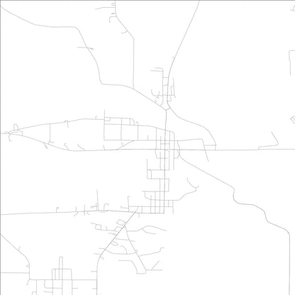 ROAD MAP OF COLUMBUS JUNCTION, LOWA BY MAPBAKES