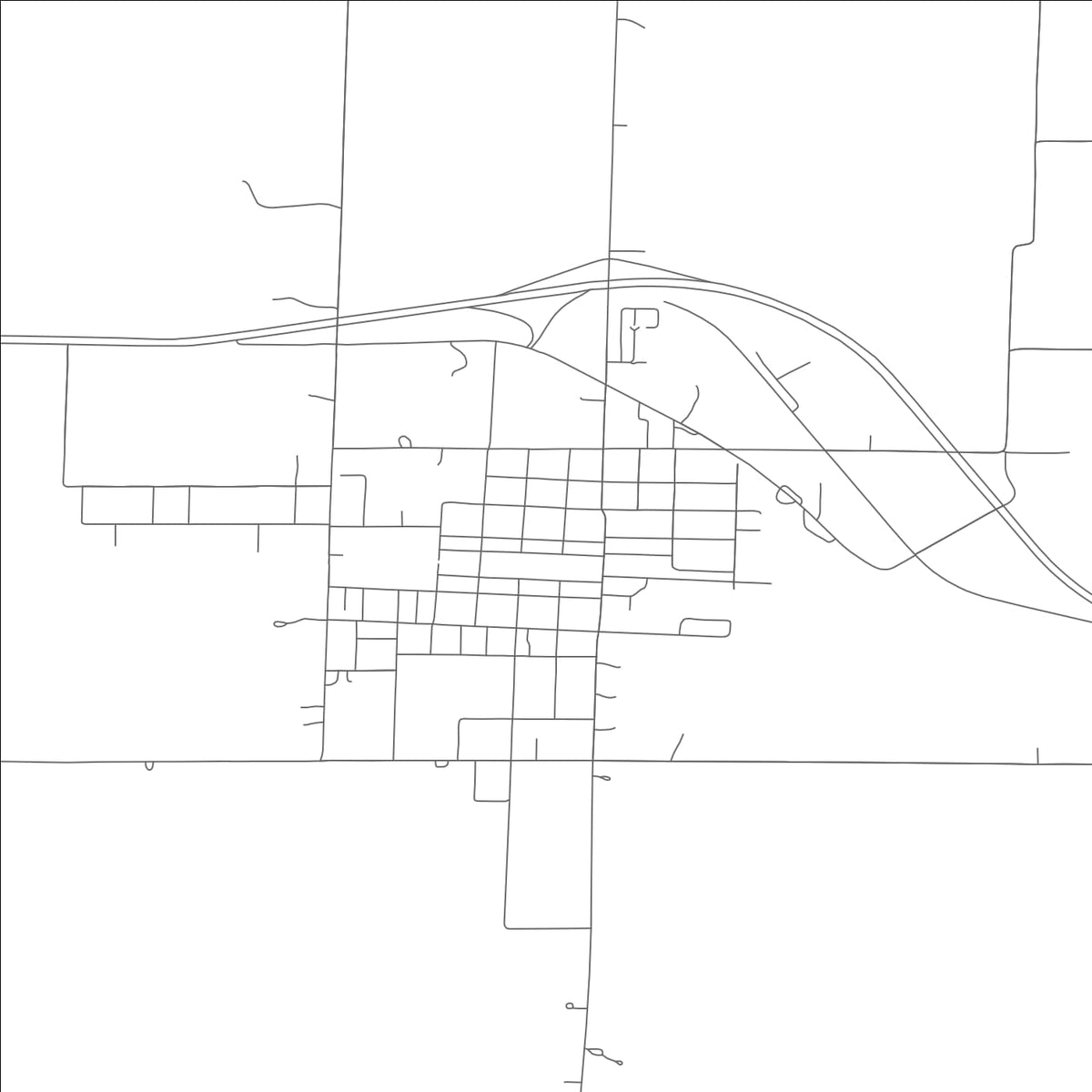 ROAD MAP OF CLARENCE, MISSOURI BY MAPBAKES