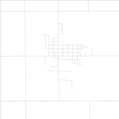 ROAD MAP OF CONRAD, LOWA BY MAPBAKES